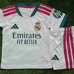 Maglietta Calcio Real Madrid Set Bambino Prima 2026 2027