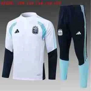 Felpa Allenamento Bambino Argentina 2026 2027 Bianco