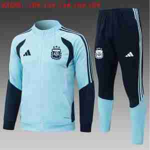 Tute Calcio Bambino Argentina 2026 2027 Blu