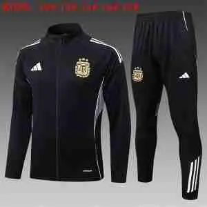 Tute Calcio Bambino Argentina 2026 2027 Nero