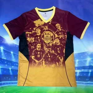 Edizione Commemorare Maglietta Calcio Spagna 2026 2027-Versione Fan