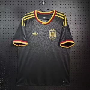 Speciale 2-Stelle Maglietta Calcio Spagna 2026 2027 Nero-Versione Fan